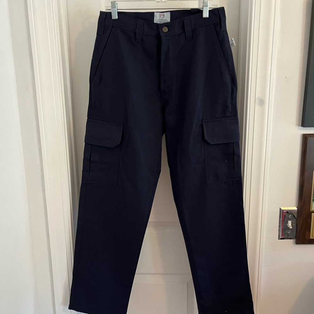 Tyndale FR‎ Cargo Pants Navy Sz 31x34 (Hemmed 30.5 Inseam)